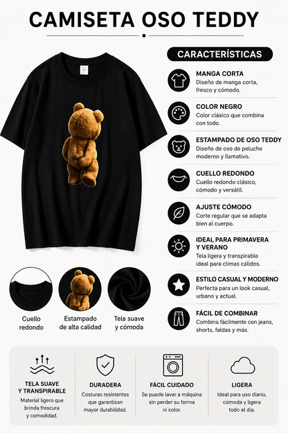 camiseta panda pica pica
