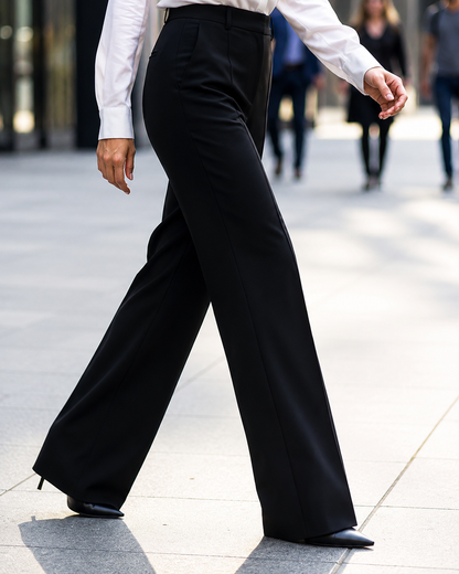 Pantalon wid leg venice