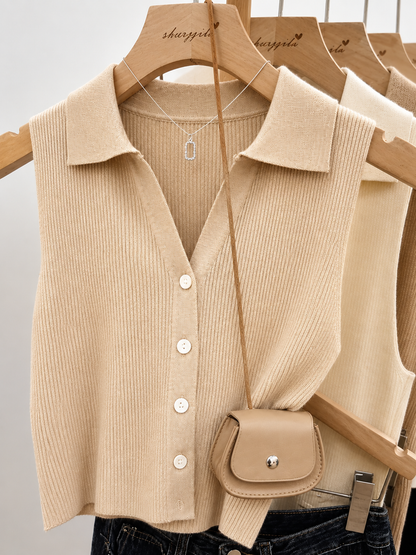 cardigan de manga corta