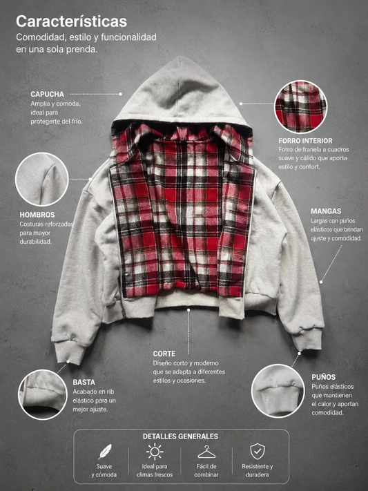 Sudadera fusion urbana
