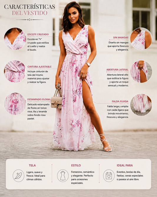 vestido floreada veranero