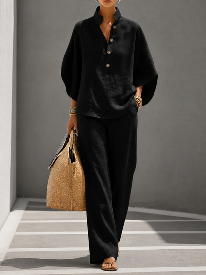 conjunto aura linen - verano