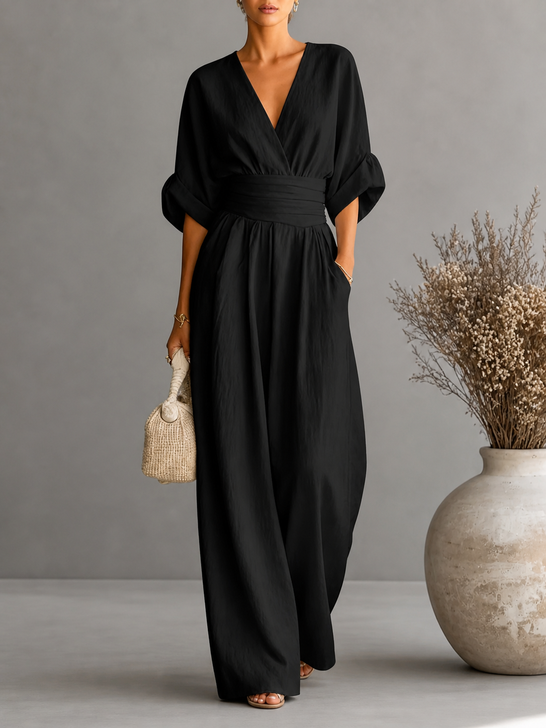 vestido clasico largo ELEGANTE