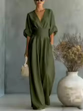 vestido clasico largo ELEGANTE