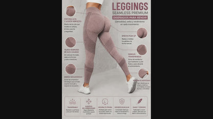 Leggins elastico cintura alta