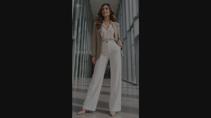Pantalon wid leg venice