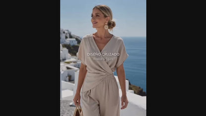 Conjunto Drapado Velia - verano
